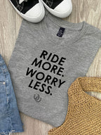 Ride More Worry Less Ava Women's Regular Fit Tee