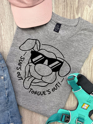 Sun's Out Tongue's Out Ava Women's Regular Fit Tee