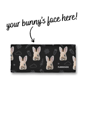 Custom Rabbit Face Eco Performance Headband