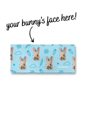 Custom Rabbit Face Eco Performance Headband