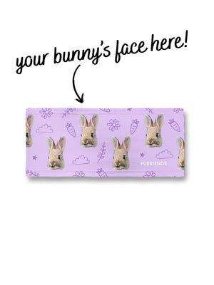 Custom Rabbit Face Eco Performance Headband