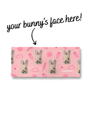 Custom Rabbit Face Eco Performance Headband