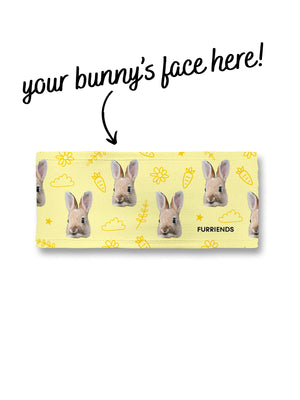 Custom Rabbit Face Eco Performance Headband