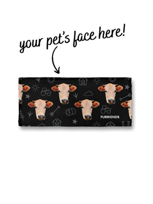 Custom Farm Animal Face Eco Performance Headband