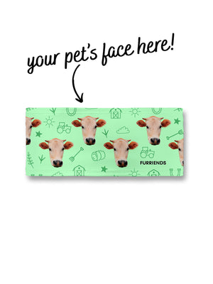 Custom Farm Animal Face Eco Performance Headband