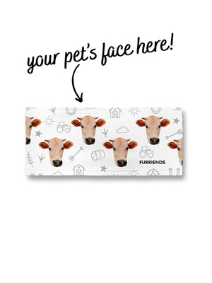 Custom Farm Animal Face Eco Performance Headband