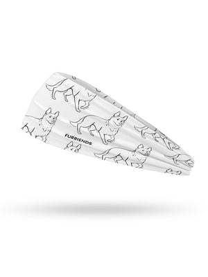 German Shepherd Eco Performance Headband