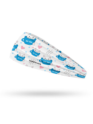 Kit-Tea Cat Eco Performance Headband