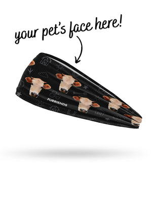 Custom Farm Animal Face Eco Performance Headband