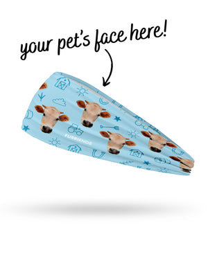 Custom Farm Animal Face Eco Performance Headband
