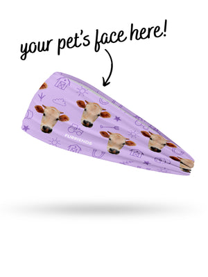 Custom Farm Animal Face Eco Performance Headband