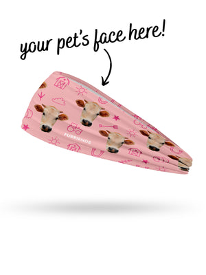 Custom Farm Animal Face Eco Performance Headband