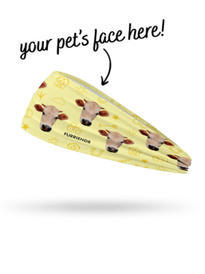 Custom Farm Animal Face Eco Performance Headband