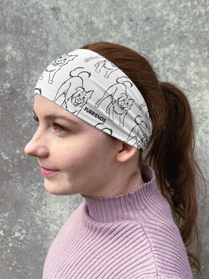 Border Collie Eco Performance Headband