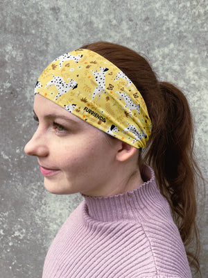 Dalmatian Patch Eco Performance Headband