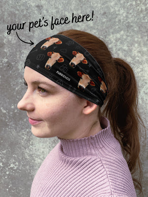 Custom Farm Animal Face Eco Performance Headband