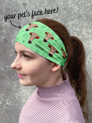 Custom Farm Animal Face Eco Performance Headband