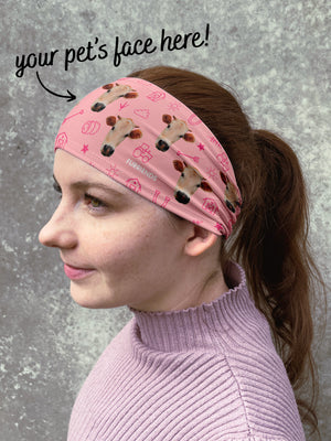 Custom Farm Animal Face Eco Performance Headband