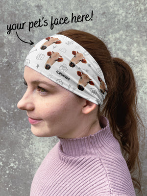 Custom Farm Animal Face Eco Performance Headband