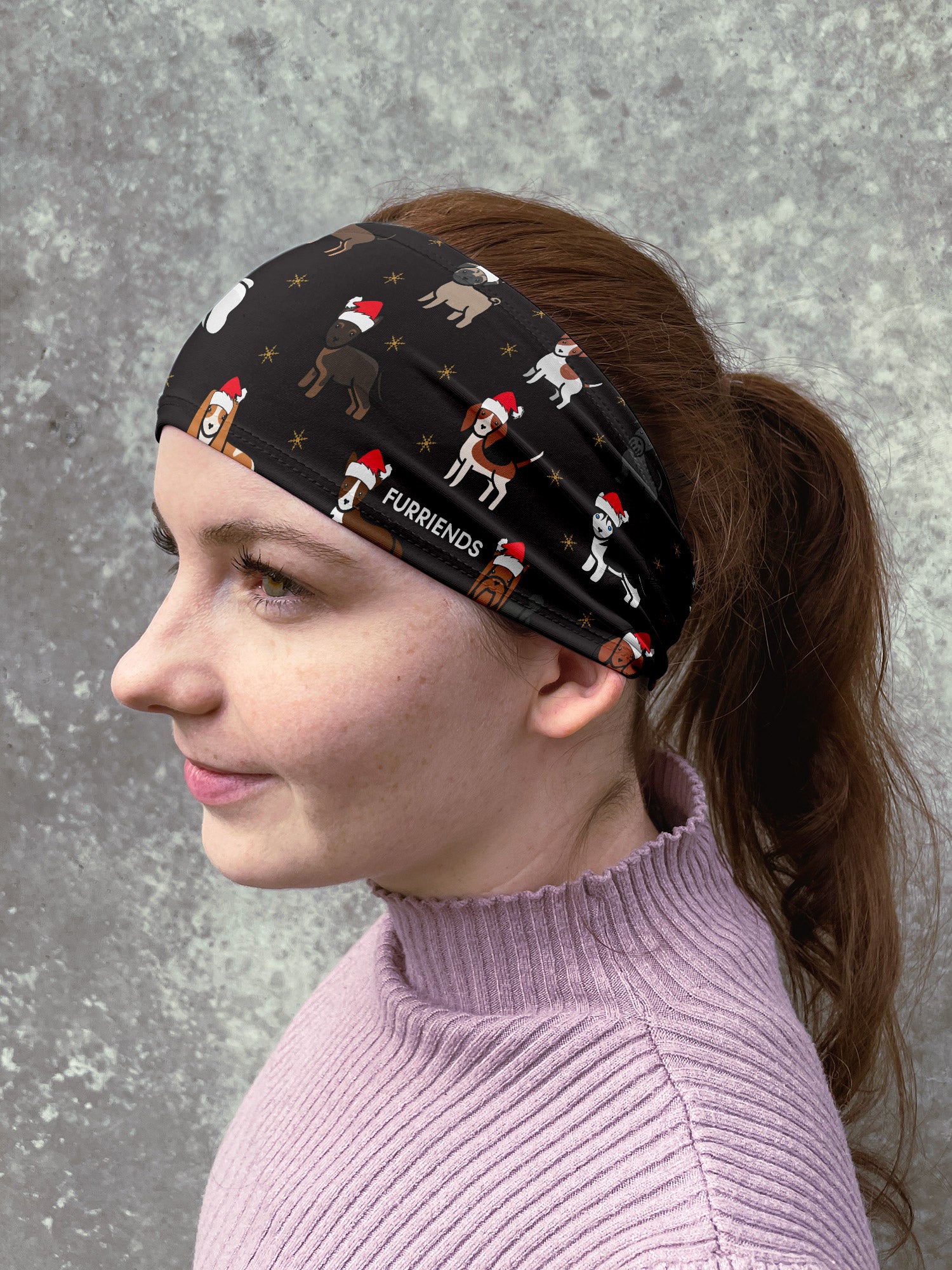 Merry Woofmas Tree Eco Performance Headband