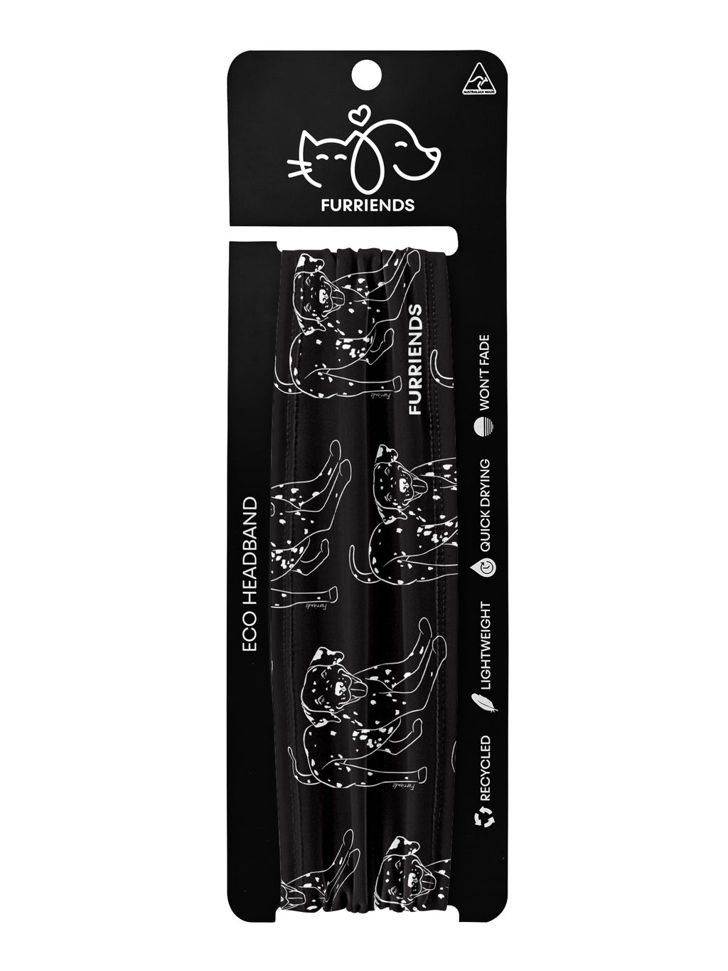 Dalmatian Eco Performance Headband