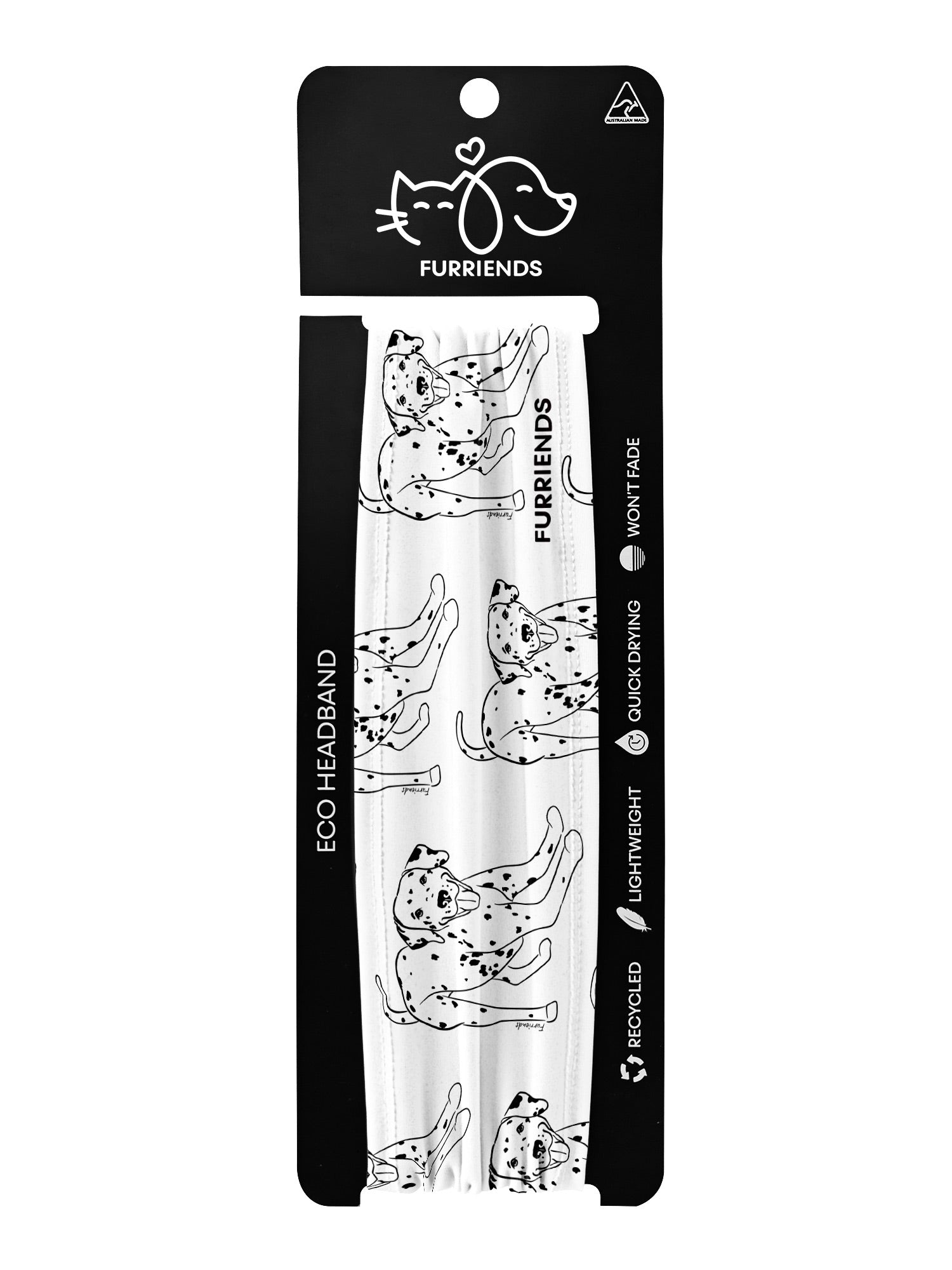 Dalmatian Eco Performance Headband