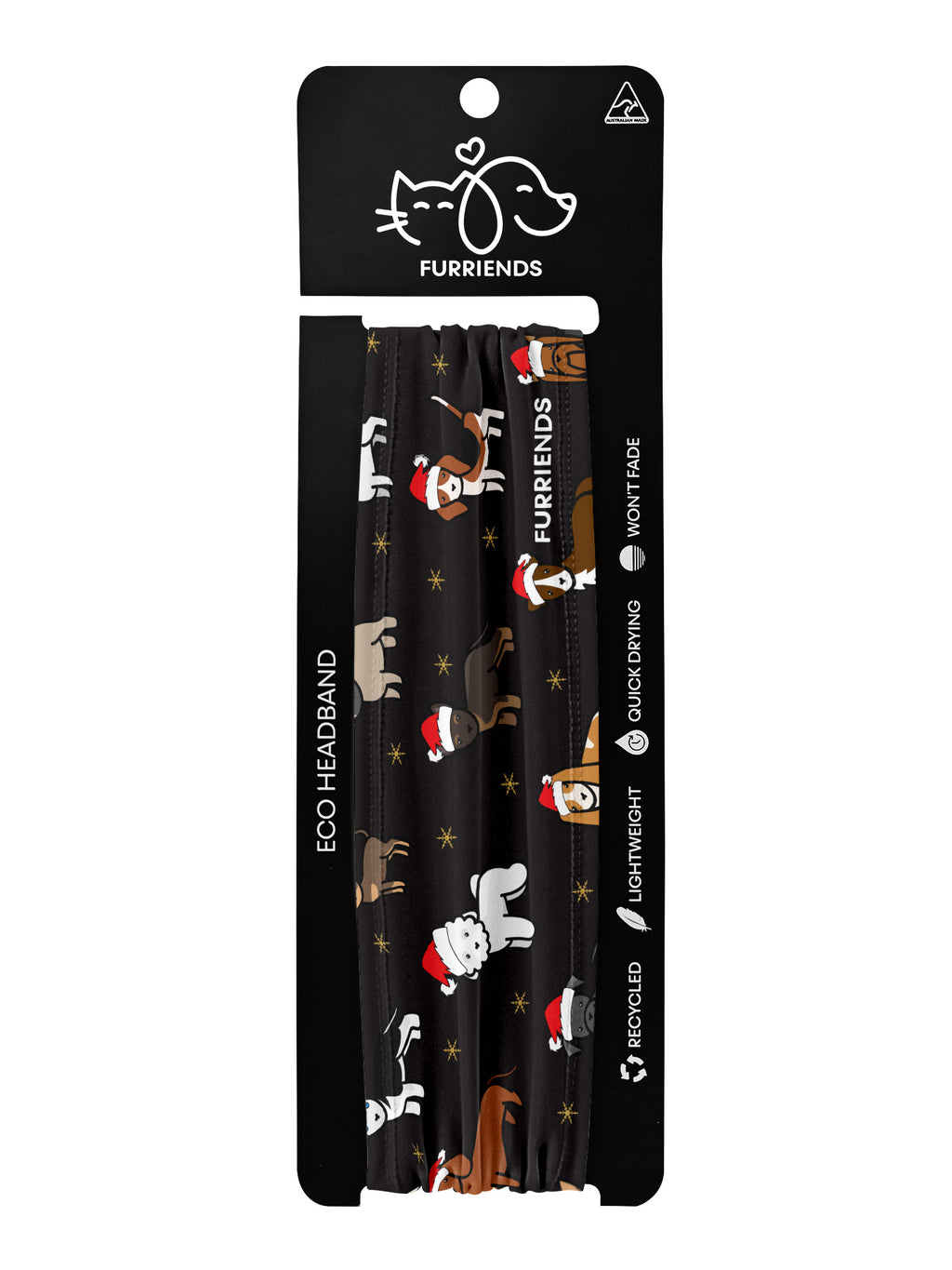 Merry Woofmas Tree Eco Performance Headband