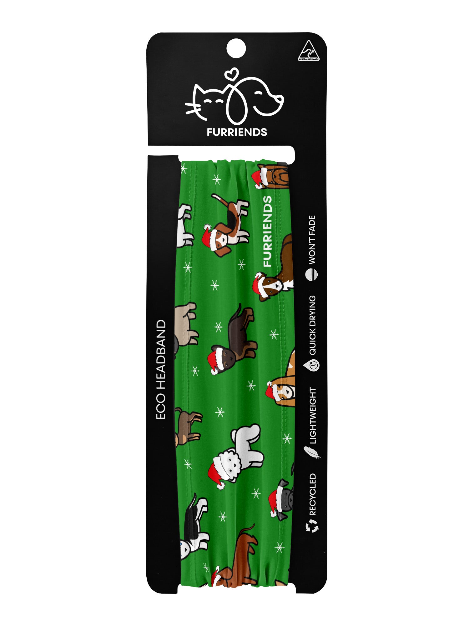 Merry Woofmas Tree Eco Performance Headband