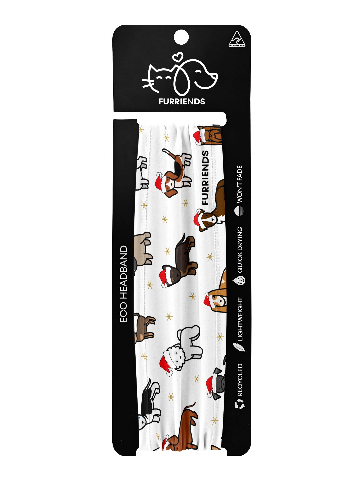 Merry Woofmas Tree Eco Performance Headband