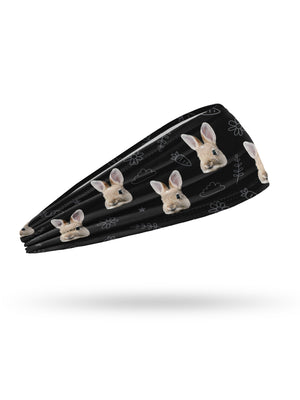Custom Rabbit Face Eco Performance Headband