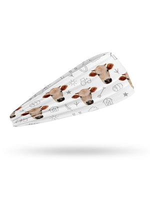 Custom Farm Animal Face Eco Performance Headband