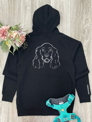 Cocker Spaniel Zip Front Hoodie