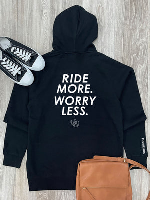 Ride More Worry Less Zip Front Hoodie
