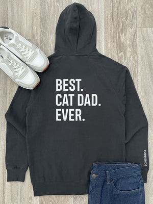 Best. Cat Dad. Ever. Zip Front Hoodie