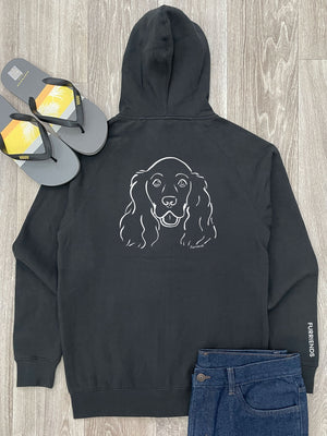 Cocker Spaniel Zip Front Hoodie