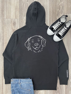 Golden Retriever Zip Front Hoodie