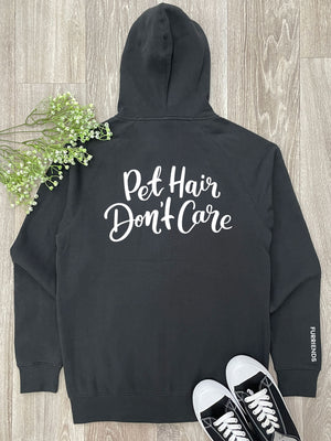 Pet Hair Don't Care Zip Front Hoodie