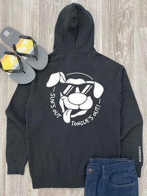 Sun's Out Tongue's Out Zip Front Hoodie