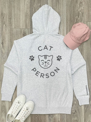 Cat Person Zip Front Hoodie