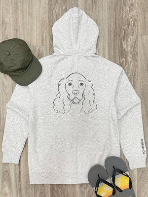 Cocker Spaniel Zip Front Hoodie