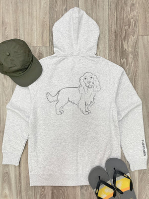 Cocker Spaniel Zip Front Hoodie