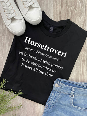 Horsetrovert Ava Women's Regular Fit Tee