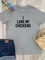 I Love My Chickens Youth Tee