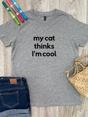 My Cat Thinks I'm Cool Youth Tee