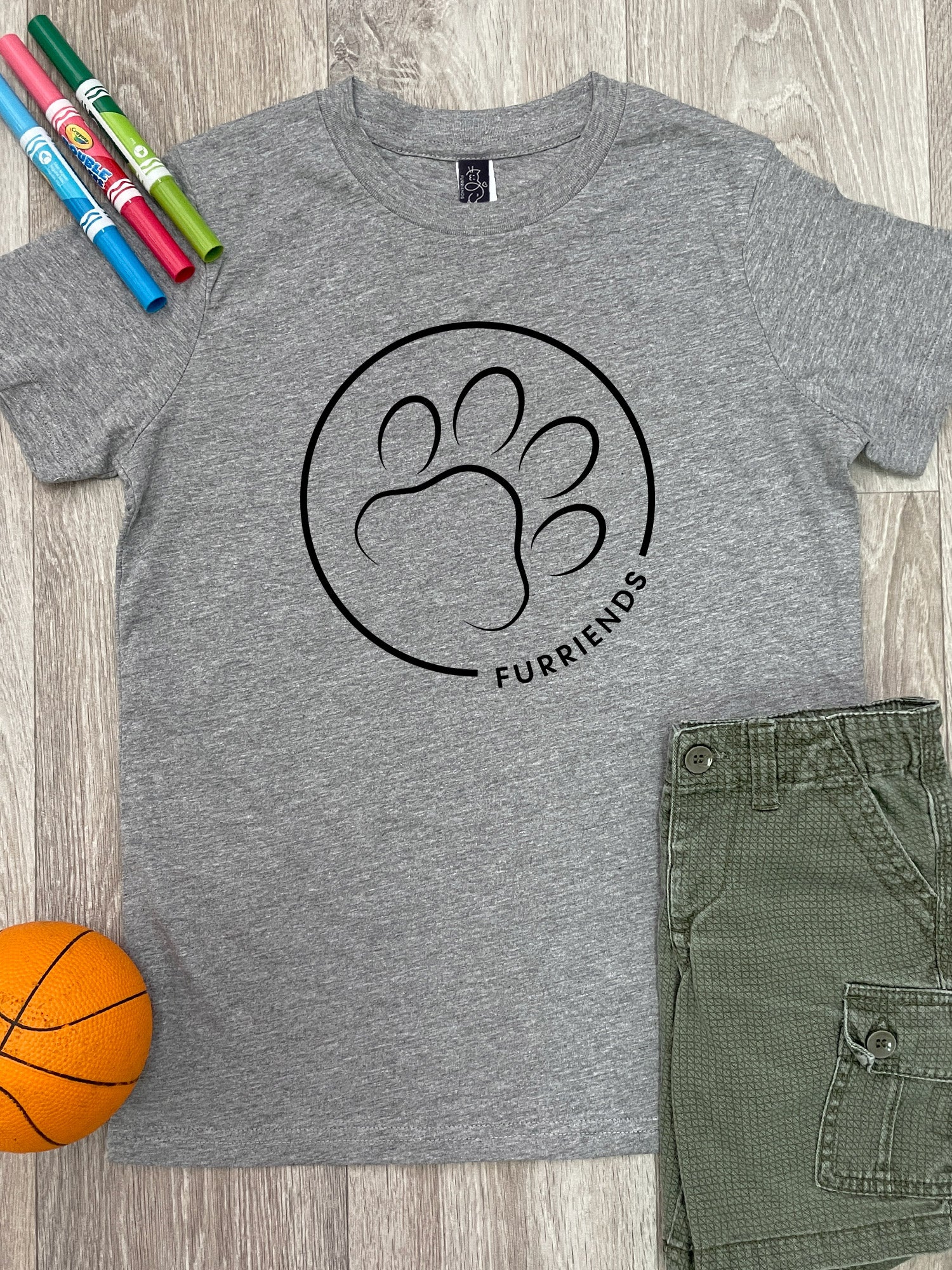 Paw Print Youth Tee