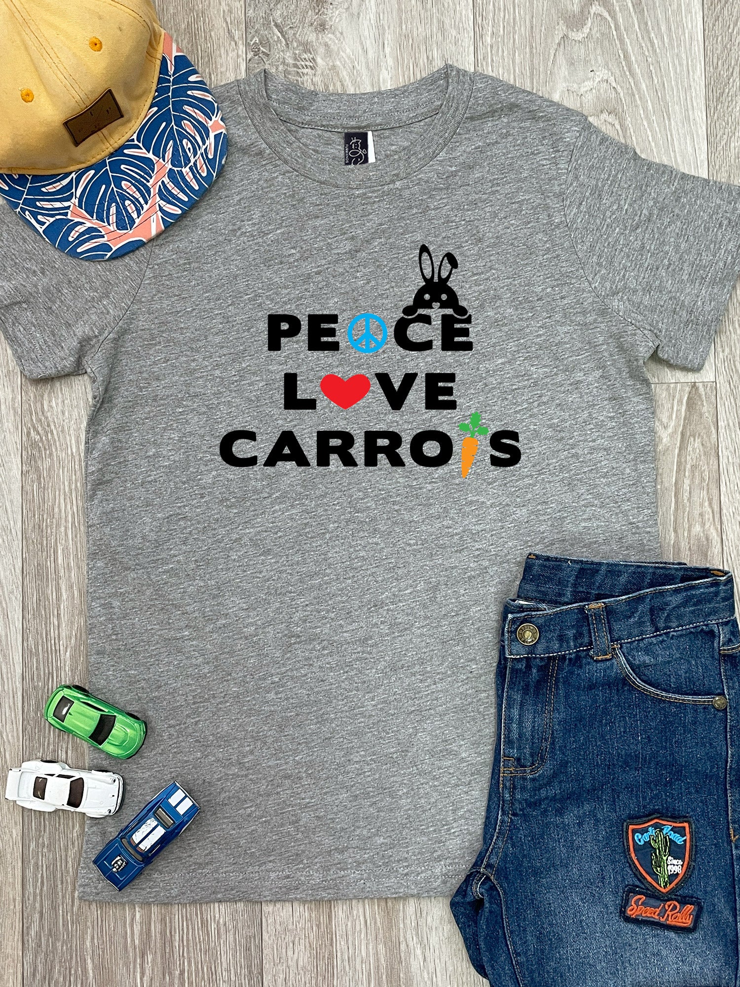 Peace, Love, Carrots Youth Tee