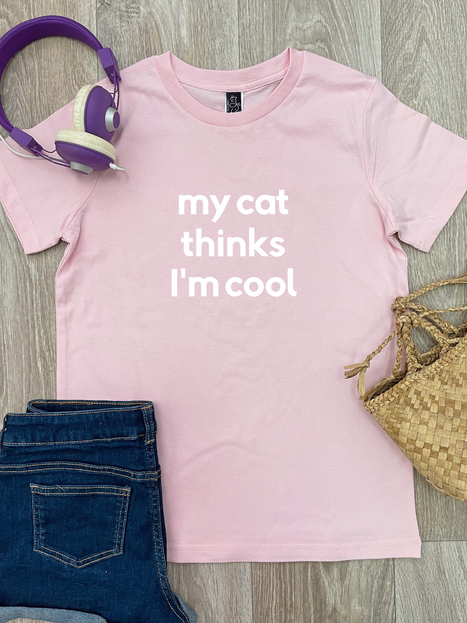 My Cat Thinks I'm Cool Youth Tee