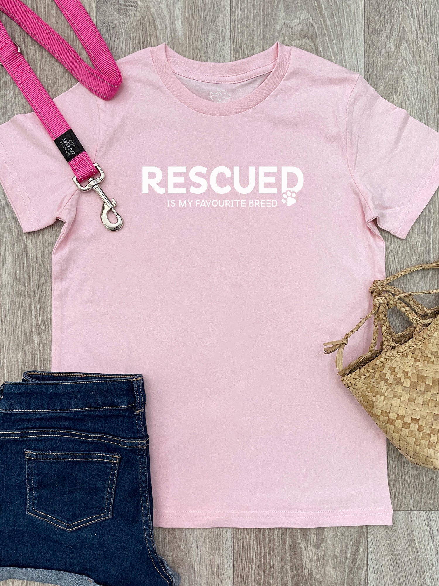 Rescued Is My Favourite Breed Youth Tee