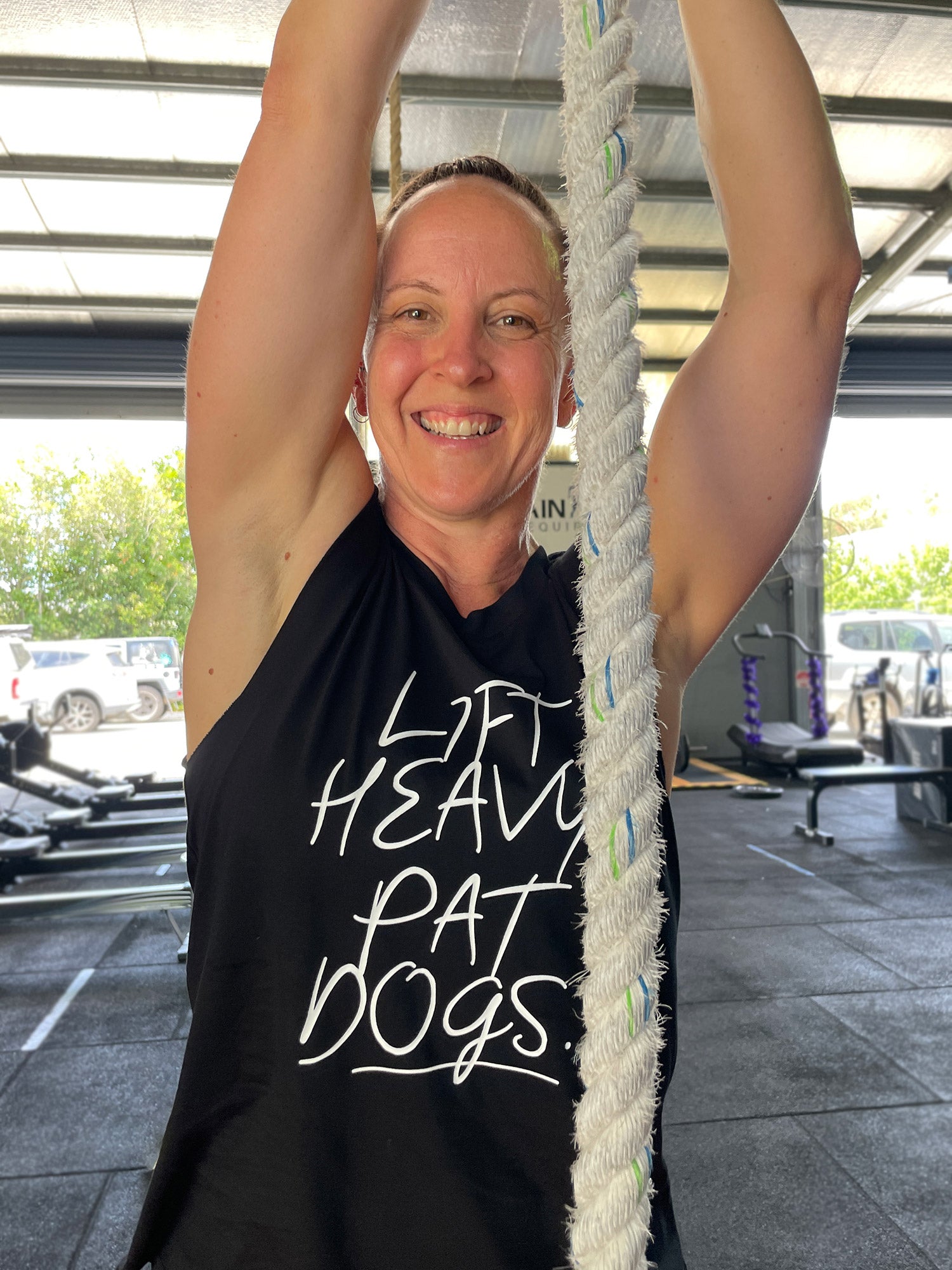 Lift Heavy. Pat Dogs. Marley Tank