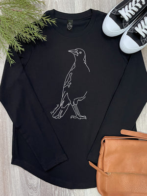 Australian Magpie Olivia Long Sleeve Tee